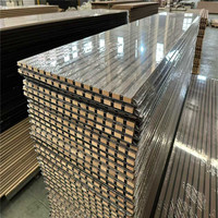 Panneaux muraux flexibles en MDF Akupanel, panneaux acoustiques à lattes, fabriqués en Chine