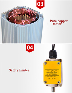 מנוף חשמלי עם מצמד כננת חשמלית 220v חבל תיל כבד מנוף חשמלי עם מצמד - Product Image 3