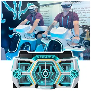 VR Racing Simulator 9D Flying Cinema VR Gaming 4 personas Ciclismo Arcade Virtual Reality Universe Driving VR Game Machine