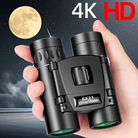 Potentes Binoculares 8x con Resistencia al Agua IPX4, Material ABS, Largo Alcance, Plegables, Mini Telescopio, Visor, Óptica 40x22, para Caza y Actividades al Aire Libre