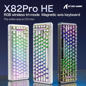 คีย์บอร์ด Attack Shark X82PRO สวิตช์แม่เหล็ก AliExpress Attack Shark X82 คีย์บอร์ดเกมมิ่งสำหรับคอมพิวเตอร์และแล็ปท็อป - Product Image 2