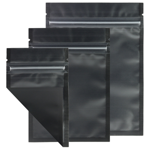 Biểu Tượng Tùy Chỉnh In Matte Màu Đen Rõ Ràng Cửa Sổ Nhựa Niêm Phong Kẹo Cookie Túi Bao Bì Thực Phẩm Lưu Trữ Ziplock Túi - Product Image 3