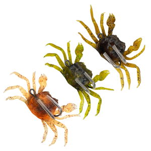 Appât de pêche en silicone en forme de tranche, appât de simulation de <span class=keywords><strong>crabe</strong></span> 3D, 10 cm/30 g/16 g, sans hameçon, pêche en mer, rivière/lac, <span class=keywords><strong>leurre</strong></span> <span class=keywords><strong>souple</strong></span> - Product Image 4