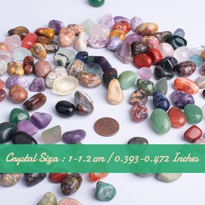 128 pièces - Pierres et cristaux roulés sélectionnés à la main en vrac pour la guérison, le Reiki, la méditation, la sorcellerie et la décoration intérieure - Product Image 2