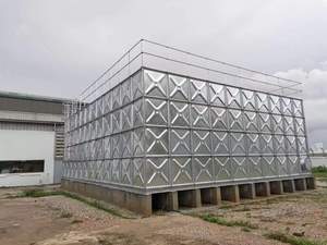 Premium longue durée de vie 500000 litres réservoir d'irrigation <span class=keywords><strong>agricole</strong></span> réservoirs de stockage d'eau en acier pressé galvanisé - Product Image 2