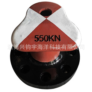 Pilón de amarre marino de hierro fundido Chock de 550Kn para uso portuario - Product Image 5
