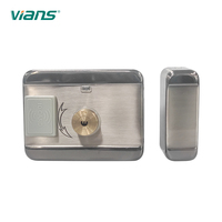 Serrure de jante électrique 12V tout-en-un à double cylindre, télécommande par carte/clé, languette 22mm, courant de fonctionnement 20mA pour