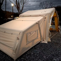 Tente gonflable surdimensionnée PU 500mm résistant à l'eau Maison Gonflable OEM tente de camping confortable pour les activités familiales