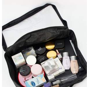 Sac de rangement pour coiffeuse Qi Hui, en tissu Oxford noir, léger, avec poignée souple, pour un usage quotidien - Product Image 3