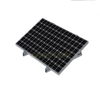 Kit Pemasangan Panel Surya Modular Segitiga - Braket Teleskopik AL6005-T5 Tahan Korosi, Penguncian Tanpa Alat, Tahan Beban Angin Atap & Tanah