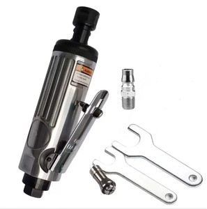 Pistola Neumática Profesional Recta de Acero Inoxidable de Alta Resistencia de 1/4'' (6mm), 22000 RPM, Bajo Ruido, 90 PSI, ET-702, Un Año de Garantía - Product Image 1