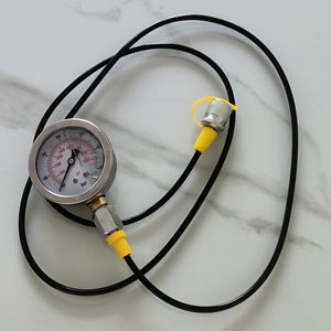 O-ring kiti alüminyum kasa ekskavatör hidrolik yağ basınç göstergesi testi ölçüm kutusu pilot pompa kombinasyonu enstrüman - Product Image 5