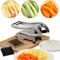 Roestvrijstalen Aardappelsnijder Met Antislip Zuignap Frietjes Keukengadgets Aardappel Frietsnijder