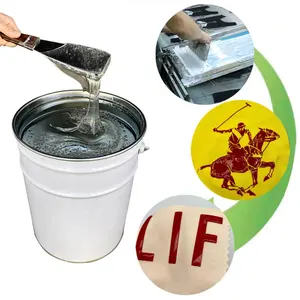 Made in China glossy liquid silicone screen printing ink for garment silicone logo pattern transfer printing