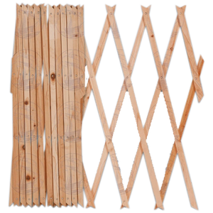 Treillis en bois 120x180h pour accessoires extérieurs Menuiserie artisanale pour espace de vie extérieur - Product Image 1