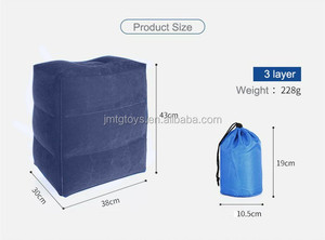 Cojín Inflable Plegable y Portátil para Descanso de Pies, Resistente a Manchas, Ideal para Viajes en Avión - Product Image 2