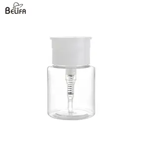 Dispensador de alta qualidade para esmalte, dispensador de 100ml, 150ml, 200ml, plástico vazio, garrafa removedora de esmalte de maquiagem