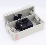 Interrupteur d'isolement extérieur étanche, triphasé, quatre fils, UKF-4P63A/35A20A, interrupteur de charge extérieur résistant à la pluie, 380V