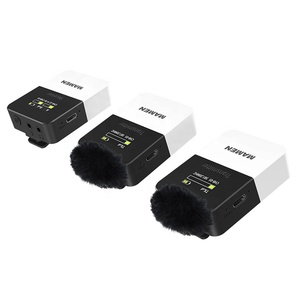 Micrófono inalámbrico de solapa para grabación profesional, condensador, transmisión de cámara para cámara - Product Image 6