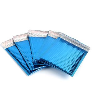 ซองกันกระแทกสีม่วงเมทัลลิกแบบฟอยล์ หนา 0.5 มิล ปลอดสารพิษ พิมพ์ลายซิลค์สกรีน สำหรับใส่ของขวัญ เครื่องประดับ เครื่องสำอาง - Product Image 5