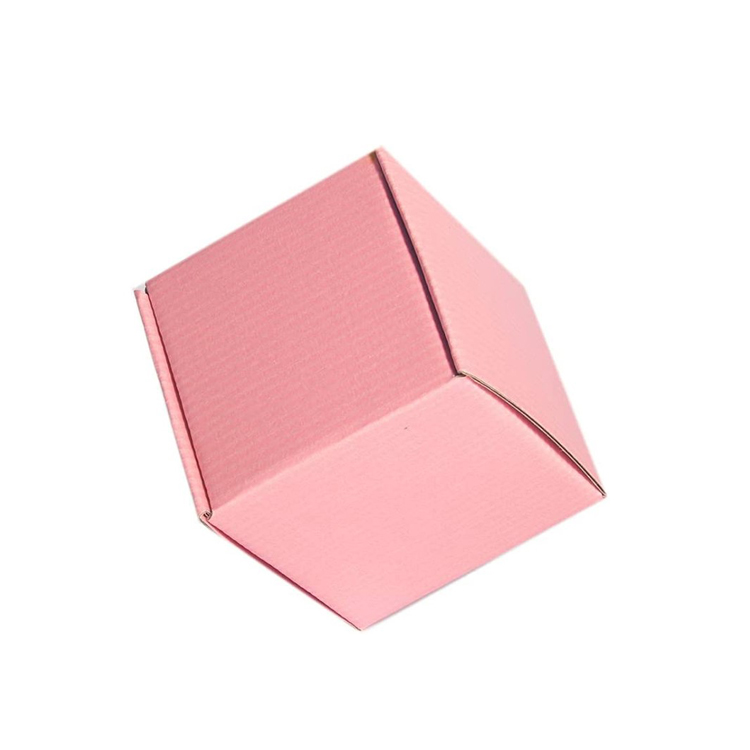 Pink Shipping Boxes FSC Kraft Corrugated Boxes For Small Business