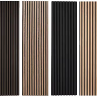 Panneaux acoustiques muraux décoratifs en bois durables, insonorisants pour studio, bureau, home cinéma