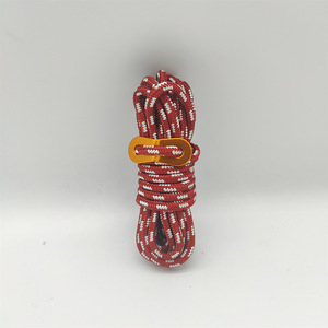 Cuerda de Nylon de 4mm y 9m, Reflectante, para Camping y Tiendas de Campaña, con Hebilla Ajustable, para Uso en Todas las Estaciones - Product Image 1