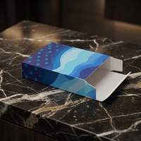 Boîte pliante en carton imprimé sur mesure, fournisseur d'usine en gros, emballage en papier rigide recyclable et écologique