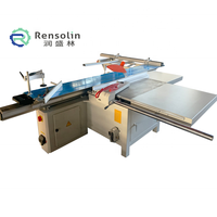 Machine horizontale de panneau à découper de mélamine de contrôle automatique de PLC scie à panneau de table coulissante avec le composant de moteur de noyau