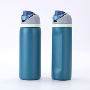 24oz/32Oz Custom Logo Eco-Friendly Double Wall Insulated 304 Stainless Steel Adult <b>Sports</b> <b>Water</b> <b>Bottle</b> Lid Handgrip Temperature - Product Image 4