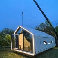 Mini maisons modulaires de luxe en conteneur petites villas préfabriquées bon marché à vendre en acier et panneau sandwich
