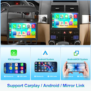 En stock, autoradio Android pour <span class=keywords><strong>Volkswagen</strong></span> Touareg 2003-2010, VW CarPlay 64G Android 13, écran 9 pouces, lecteur DVD automatique - Product Image 2