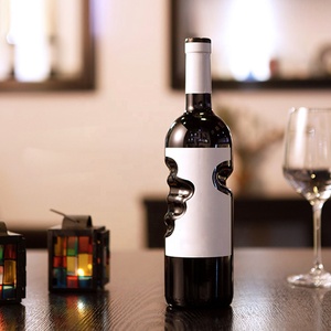 Etiquetas Personalizadas de Fábrica, Botellas de Vidrio de Cristal con Tapón de Corcho de 500ml/750ml para Vino, Licor, Brandy, Ginebra, Ron, Whisky, Vodka, Tequila - Product Image 1