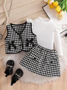 Set di <span class=keywords><strong>Abbigliamento</strong></span> Casual per Bambine in Stile Classico, Disponibile in Stock, Produzione di Fabbrica, Vestiti per Bambini e Bambine - Product Image 2