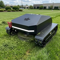 Tondeuse à fléaux autonome industrielle SUNMAY 900 mm, moteur essence 22 CV, capacité de montée 45°, commande 900 mm, réservoir de carburant 7 L