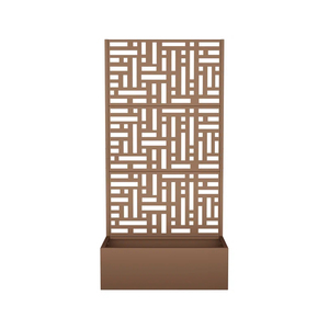 Jardinière <span class=keywords><strong>en</strong></span> <span class=keywords><strong>fer</strong></span> <span class=keywords><strong>forgé</strong></span> pour intérieur et extérieur, <span class=keywords><strong>en</strong></span> acier résistant aux intempéries, avec rainure pour fleurs, paroi <span class=keywords><strong>de</strong></span> jardin, cadre d'escalade, <span class=keywords><strong>grille</strong></span> - Product Image 3