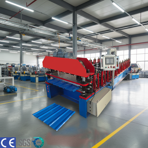 Máquina Perfiladora de Láminas para Techos Trapezoidales, Máquina Perfiladora de Techos Corrugados, Maquinaria Automática para Perfilado de Tejas - Product Image 1