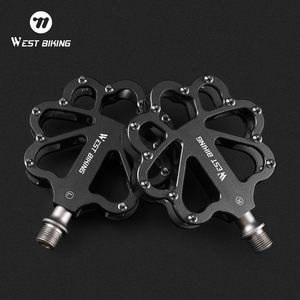 Pédale de vélo WEST BIKING à 3 roulements, légère et durable, en alliage d'aluminium, pour VTT et cyclisme - Product Image 1