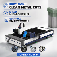 Machine de découpe laser à fibre CNC à plateforme unique, précision de ±0,05 mm, vitesse de 120 m/min, pour la découpe de tôles métalliques de précision