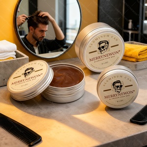 Envase de Aluminio de 45g para Cera para el Cabello, Contenedor Vacío para Pomada, Lata Metálica Personalizada para Productos de Peinado - Product Image 1