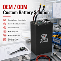 Batterie au lithium personnalisée TRB POWER 72V 28Ah 31.5Ah 35Ah avec BMS intelligent ANT pour moto électrique E-BOX 2.0 et vélo électrique
