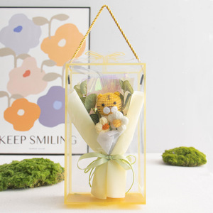 Bouquet di Bambole Animali all'Uncinetto Fatte a Mano, Fiori in Poliestere Lavorati a Maglia, Regalo per Bambini, Festa della Mamma, Pasqua, Natale - Product Image 5