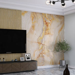 Бытовая 1220*2440 мм мрамор ПВХ лист гостиной панели стены украшения УФ облицовки доски для виллы - Product Image 6