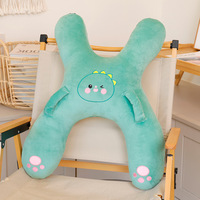 Coussin de dossier en peluche en forme de voiture de dessin animé avec rembourrage en coton PP 55 cm Décoration d'intérieur