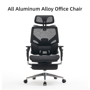 Chaise de jeu en alliage d'aluminium Chaise de bureau en maille ergonomique à dossier haut de Chine à vendre - Product Image 4