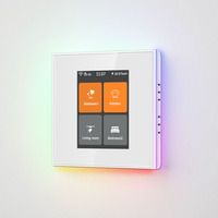 Interruptor de Pared Inteligente, Productos de Automatización del Hogar Inteligente, Interruptor de Luz de 1/2/3/4 Vías, Tuya Smart Life, Home Assistant, Alexa/Google Home