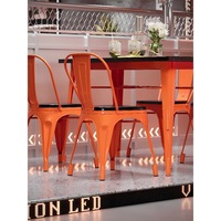 Ensemble de table et chaises de restaurant sur mesure | Mobilier de salle à manger industriel moderne pour café, bar et usage commercial