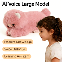 Robot Compagno Emotivo Stile Mirumi, Orsetto AI in Peluche, Giocattolo da 31cm-50cm, Regalo per Giovani, Non Imbottito, con Funzione Chat
