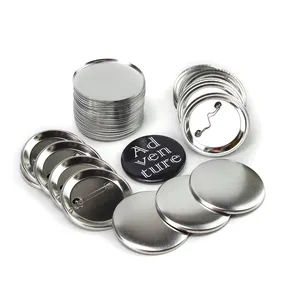 Diy 25mm 32Mm 38mm 58Mm Button Badge Components Pin Button Badge Accessories Making Raw Material With Safety Pin