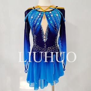 Pour LIUHUO belle fille robe de patinage artistique groupe d'âge enfants Costumes de patinage sur <span class=keywords><strong>glace</strong></span> pour les compétitions de classement de patinage - Product Image 2